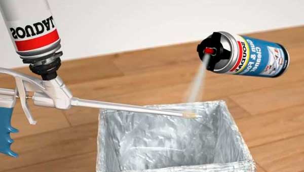 Зачем нужен очиститель монтажной пены